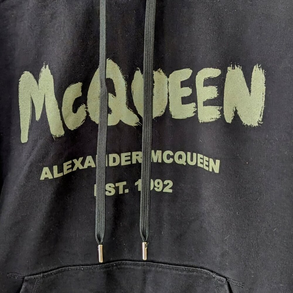 Alexander McQueen Graffiti Logo Hoodie